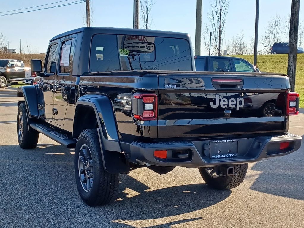 2021 Jeep Gladiator — rear three-quarter view