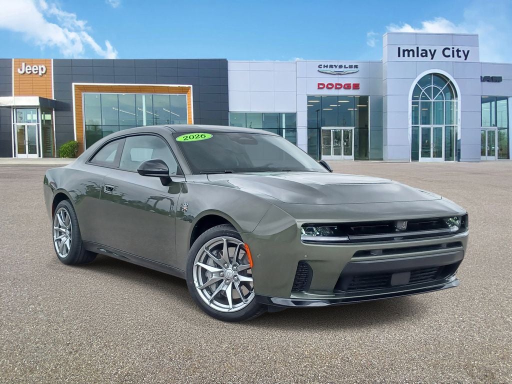 2026 Dodge Charger Scat Pack 2-Door AWD in Green Machine — front three-quarter view