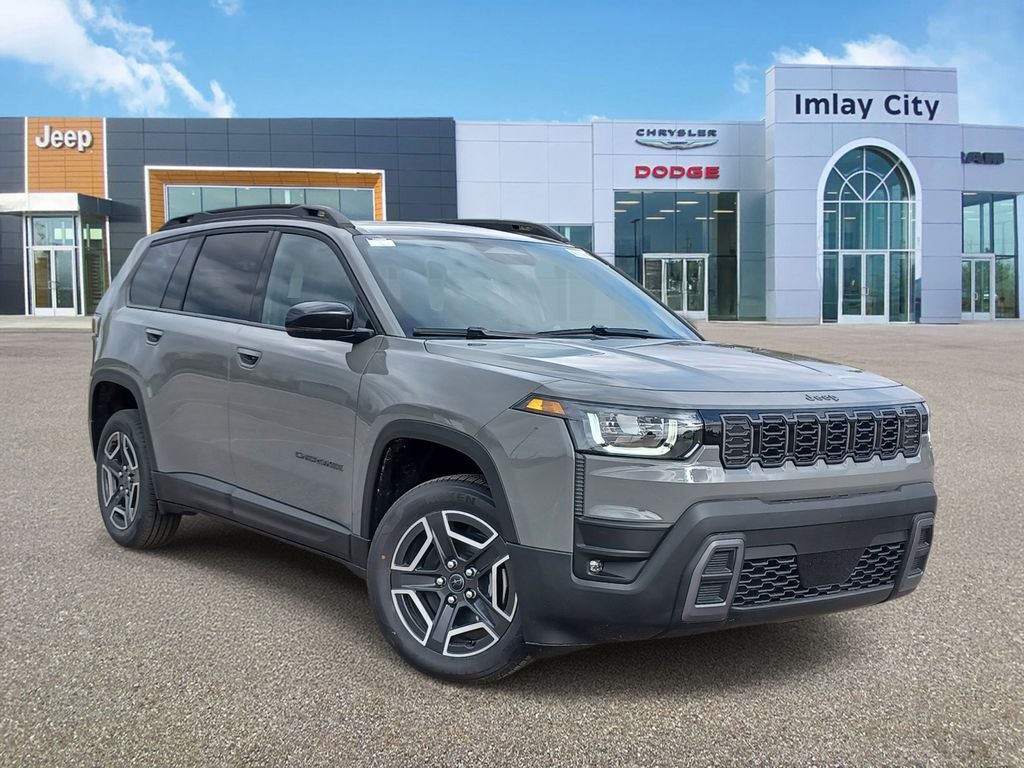 2026 Jeep Cherokee CHEROKEE LIMITED 4X4 in Sting-Gray Clear-Coat Exterior Paint — front three-quarter view