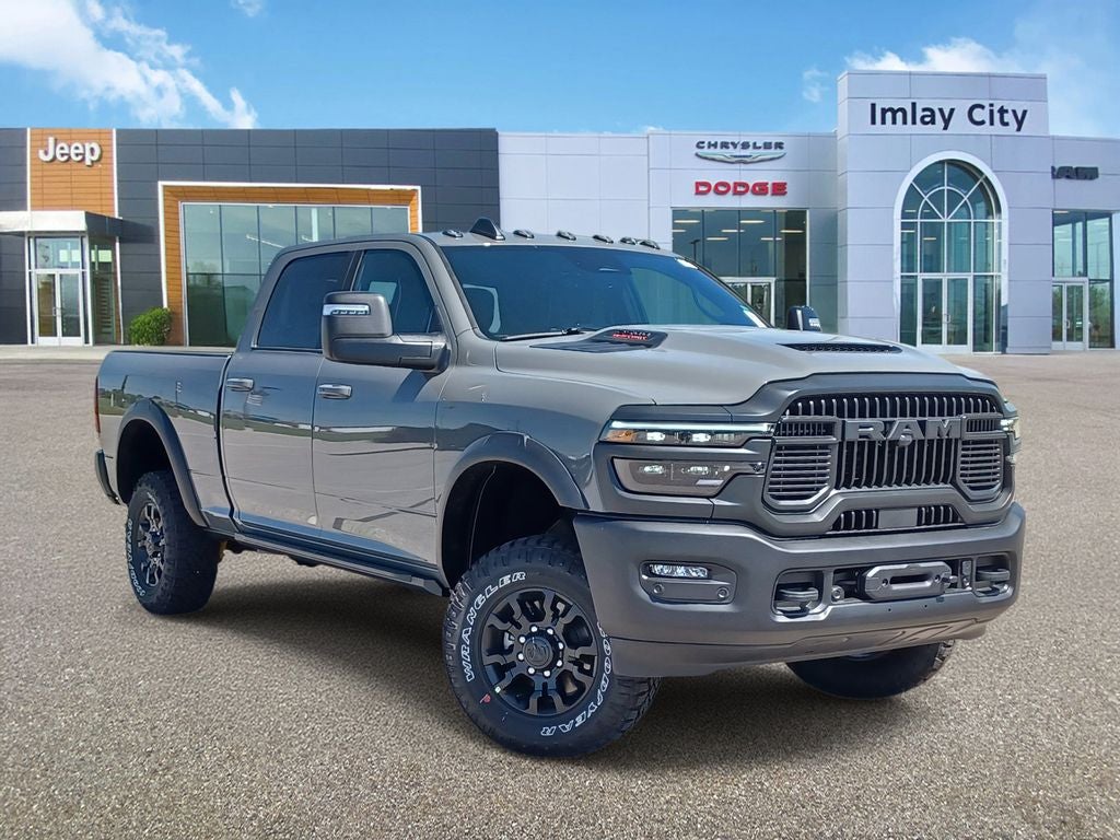 2026 RAM Ram 2500 RAM 2500 POWER WAGON CREW CAB 4X4 6'4' BOX in Ceramic Gray Clear-Coat Exterior Paint — front three-quarter view