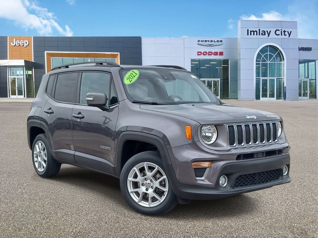 2021 Jeep Renegade Limited 4x4 in Granite Crystal Metallic Clearcoat — front three-quarter view